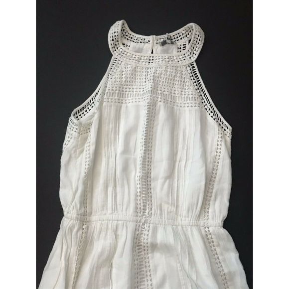 $325 JOIE DANCE EYELET DRESS XS Crochet Midi Dress - Picture 2 of 9